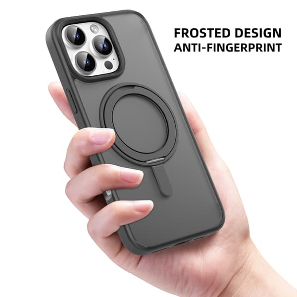 iPhone 16 Pro Max Mutural Armor Series MagSafe Magnetisk Hållare Skal Blå