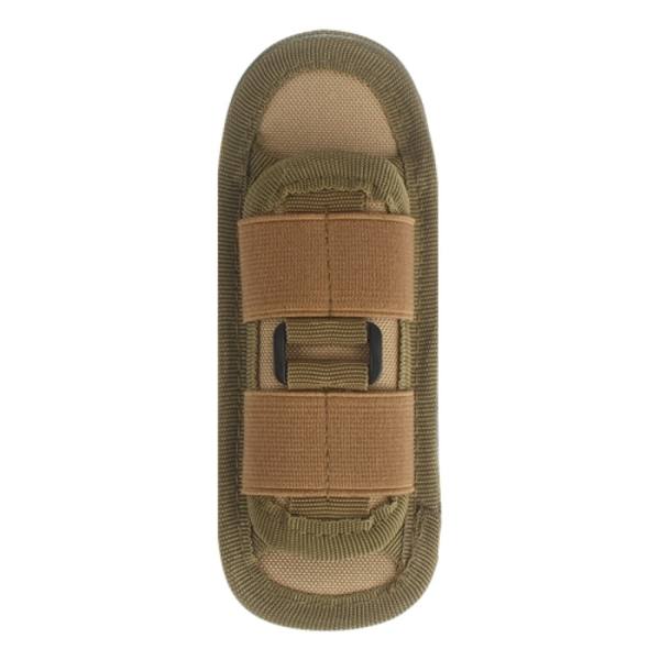 H-133 Utomhus 360 Graders Rotation Nylon Ficklampor Ärmväska Kaki