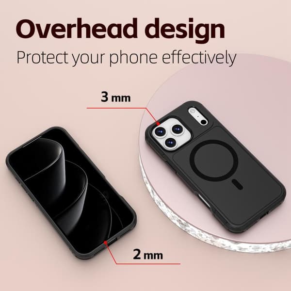 iPhone 18 Pro / iPhone 17 Pro Skal RedPepper Armor Magsafe PC Hybrid TPU