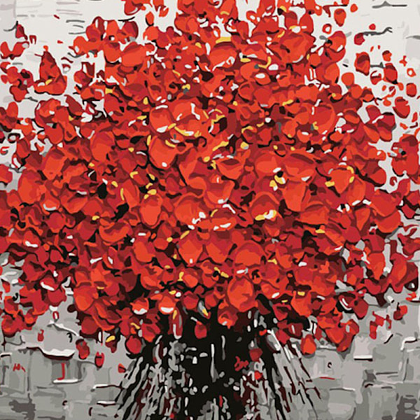 5D DIY Diamond painting - Blomma