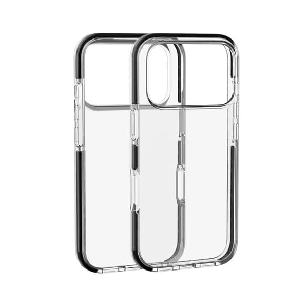iPhone 18 Pro Max / iPhone 17 Pro Max Skal - Tvåfärgad Stötsäker Hög Transparens TPU Svart