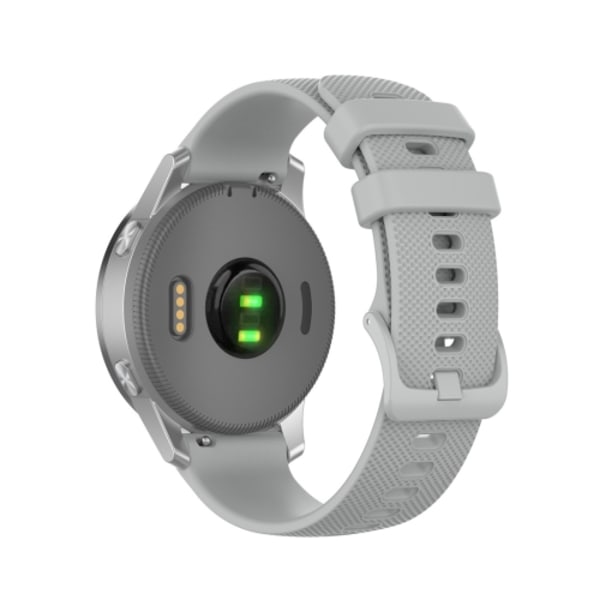 För Garmin Silicone Smart Watch Watch Band Grey 20mm