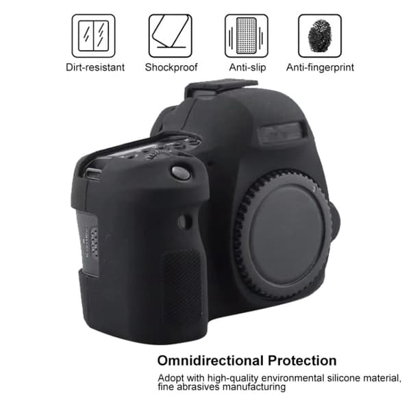 Mjukt silikonfodral för Canon EOS 6D Mark II Röd