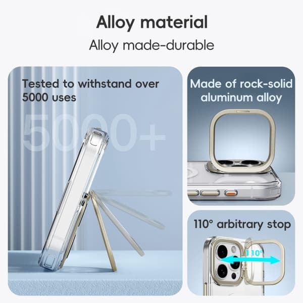 iPhone 16 Pro Max Frosted Crystal Clear MagSafe Magnetisk Skal Transparent