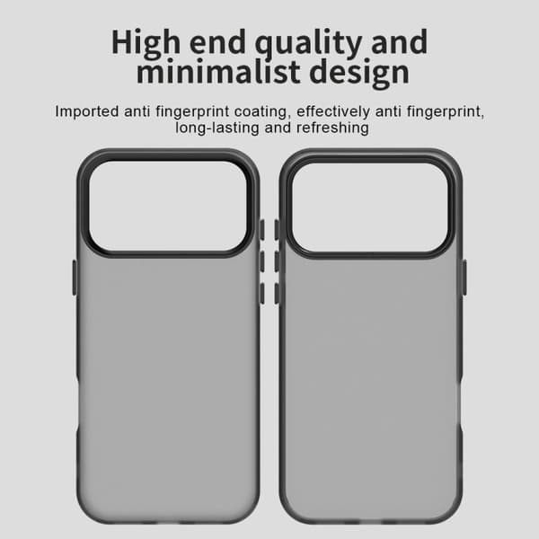 iPhone 18 Pro Max / iPhone 17 Pro Max Skal - Candy PC Hybrid TPU Stöttålig Svart