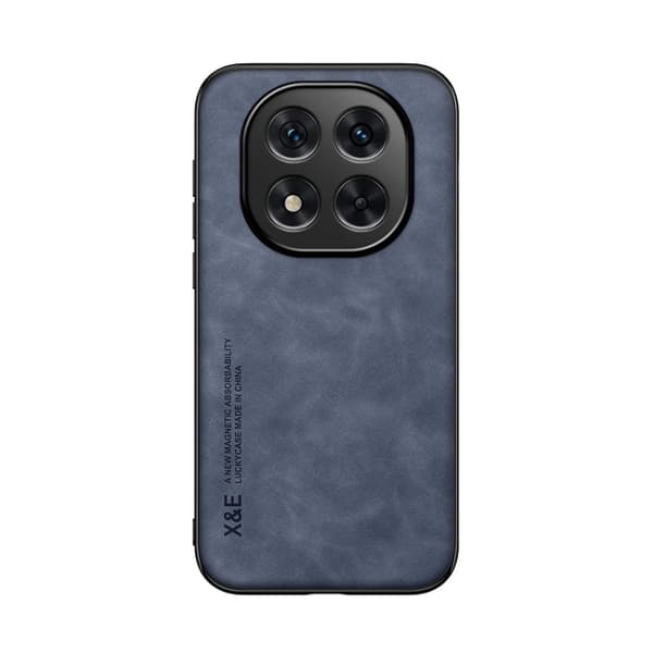 Redmi Note 14 Pro+ 5G - Magnetisk Läderbaksfodral med Skinnkänsla Blå