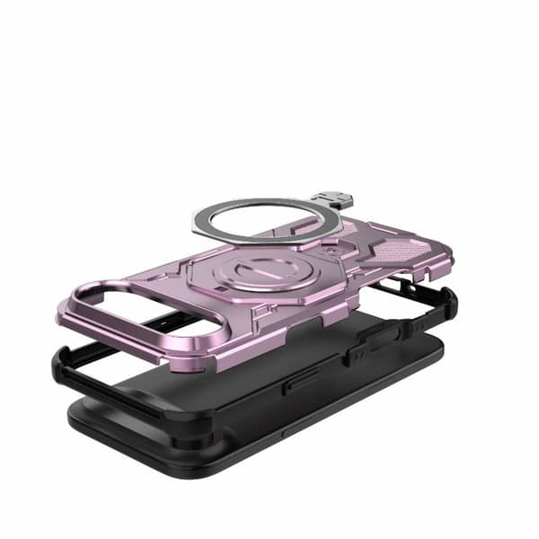 iPhone 17 Air Skal - Solid Färg med MagSafe Magnetisk TPU+PC Rosa