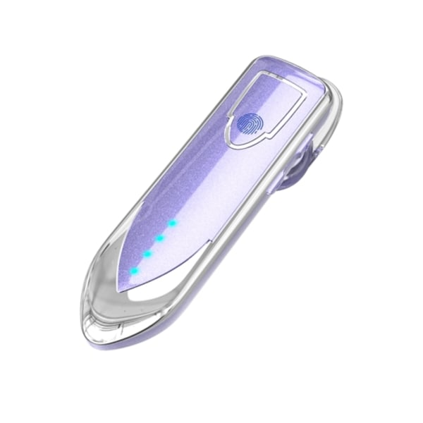 ME-3 Bluetooth 5.0 Business Style Touch Switch Bluetooth-hörlurar Lila