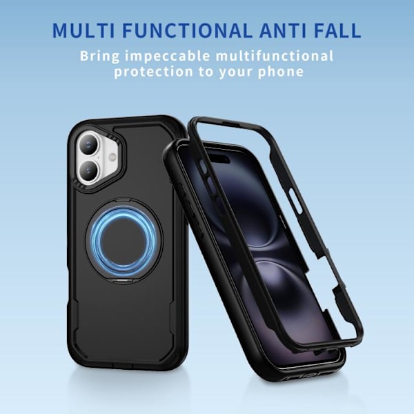 iPhone 17 Skal Defend Rugged Gear Holder MagSafe Svart