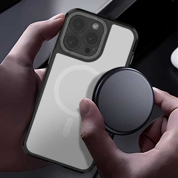 iPhone 16 Pro Bodyguard MagSafe Magnetisk Skal Blå