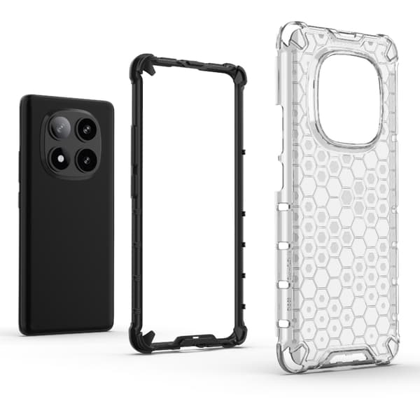 Redmi Note 14 Pro 5G - Honeycomb Stötsäker Mobilskal Grön