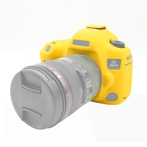 Mjukt silikonfodral för Canon EOS 5D Mark IV Gul