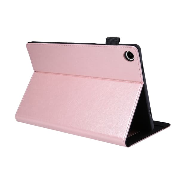 Samsung Galaxy Tab A9+ / A11+ Smart Läderfodral Roséguld