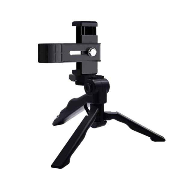 Smartphone Fixeringsklämma 1/4 tums Hållare Fäste + Grepp Fällbart Stativfäste Kit för DJI OSMO Pocket / Pocket 2