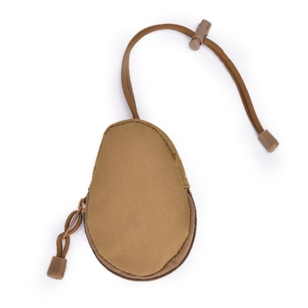Mini Utomhus Vandring EDC Bärvässel Nyckel Myntväska Brun