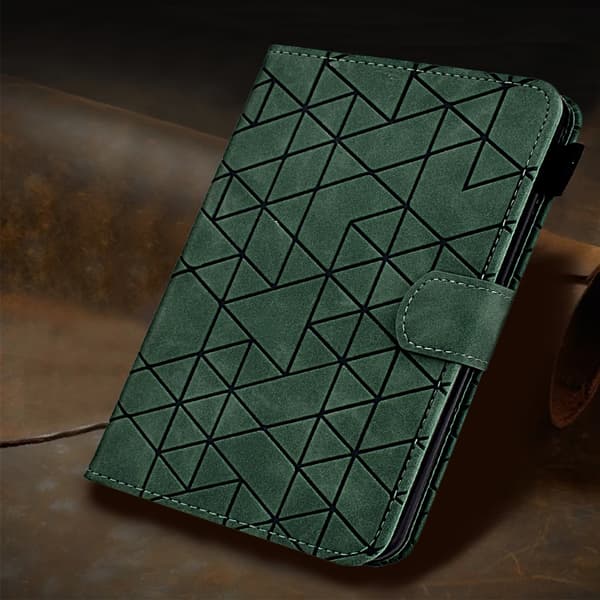 iPad Pro 11 2024 Skal i Rhombus TPU Smart Läderfoder Grön