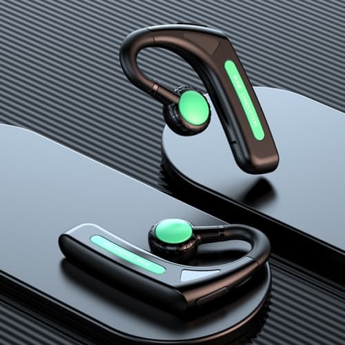 M-618 Benledning Hängande Öra Stereo Bluetooth Headset Grön