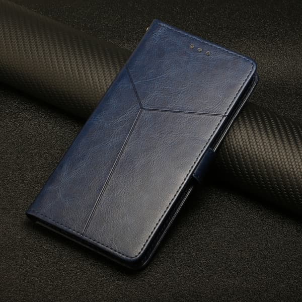 för Pixel 9a Y-formad Mönster Flip Läder Fodral Blå