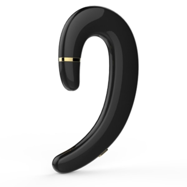 ET Bluetooth-hörlurar Trådlöst headset Handsfree Öronkrok Vattentät Brusreducerande Hörlurar med mikrofon för Android iPhone svart