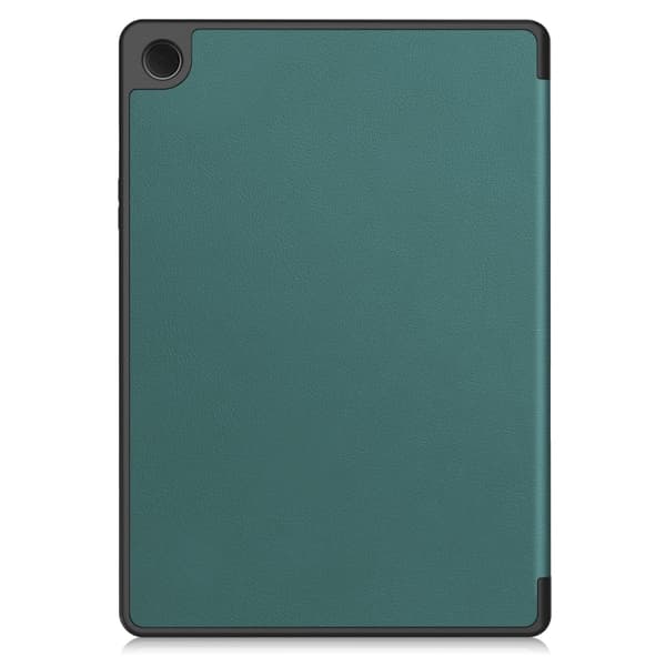 Samsung Galaxy Tab A9+ / A11+ 3-Fold TPU Smart Leather Case Mörkgrön