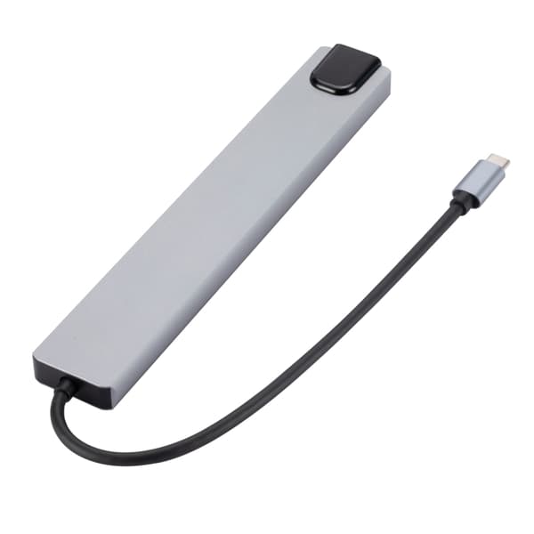 10-i-1 USB-C Dockningsstation - Multifunktionell Hub i Aluminium