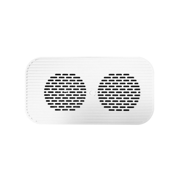 FY101 Laddningsbar Bluetooth-högtalare Radiolarm Spegel Elektronisk klocka (Svart)