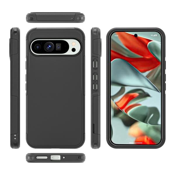 för Pixel 9 Pro XL Skal - RedPepper Armor PC Hybrid TPU Mobilskydd