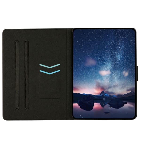 Samsung Galaxy Tab A8 Läderfodral med Krokodilstruktur Apelsin