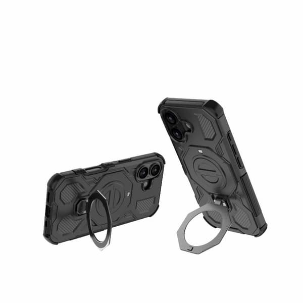 iPhone 17 Skal - Solid Färg med MagSafe Magnetisk TPU+PC Svart
