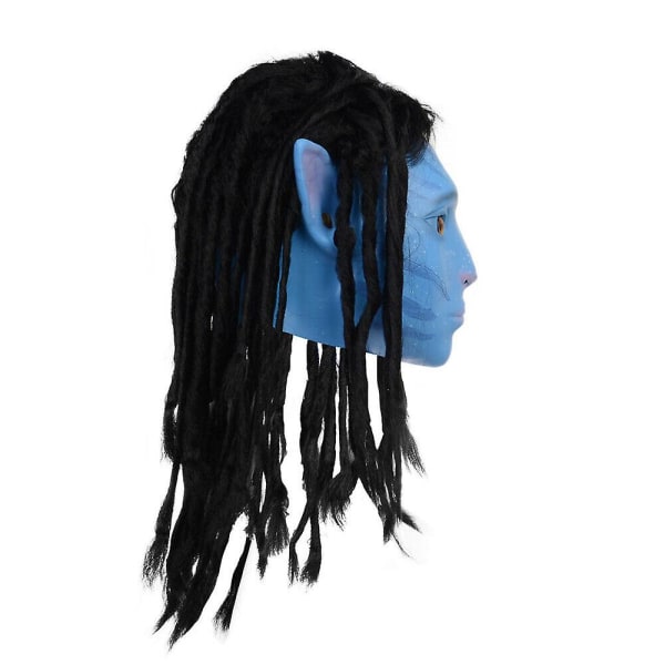 Avatar 2 Cosplay Kvinnor Män 3d Huvudbonader Film Helhuvud Latexmask för Halloween Rollspel Festrekvisita