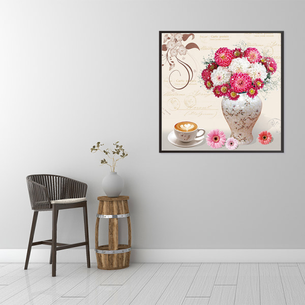 5D DIY Diamond painting - Blomma