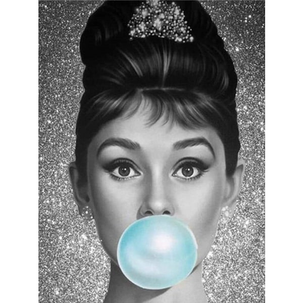 5D DIY Diamond painting - Audrey Hepburn