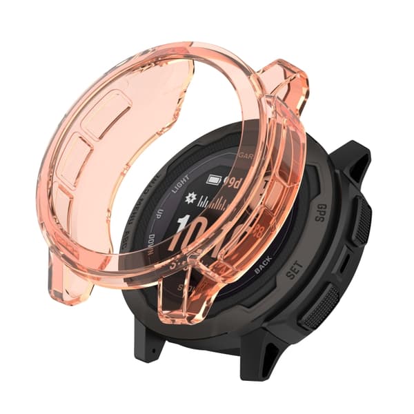 För Garmin Instinct 2S Shockproof TPU Soft Watch Case Pink