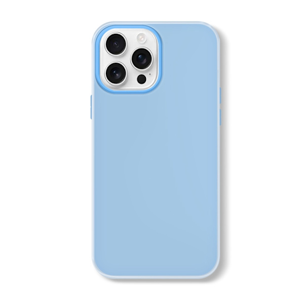 iPhone 16 Pro Max Skal Jelly Series TPU + PC Full Coverage Blå