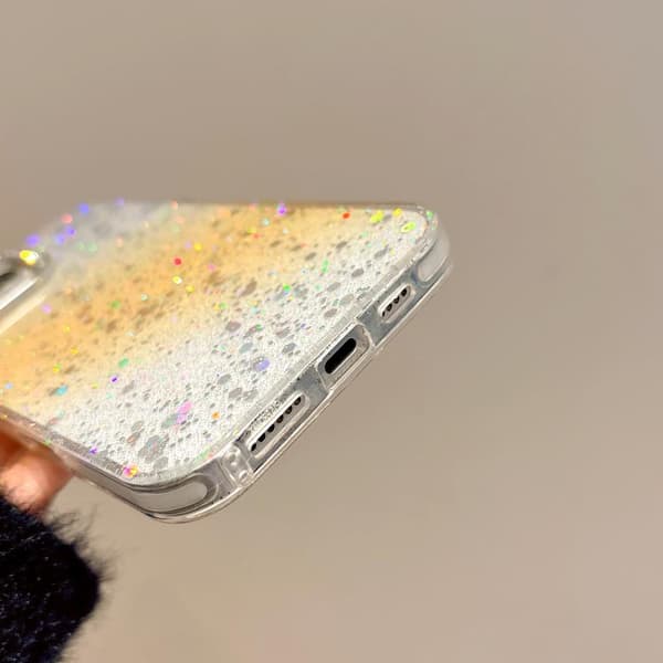 iPhone 16 Pro Starry Sky Gradient IMD Skal - Elegant och Skyddande Mobilskal Blå