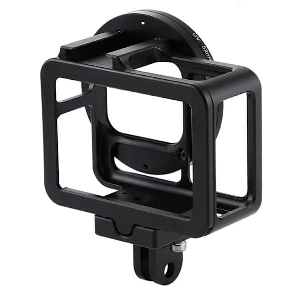 Hölje Skyddande fodral CNC Aluminiumlegering Skyddande bur med försäkringsram och 52 mm UV-objektiv för GoPro HERO7 Silver /7 White