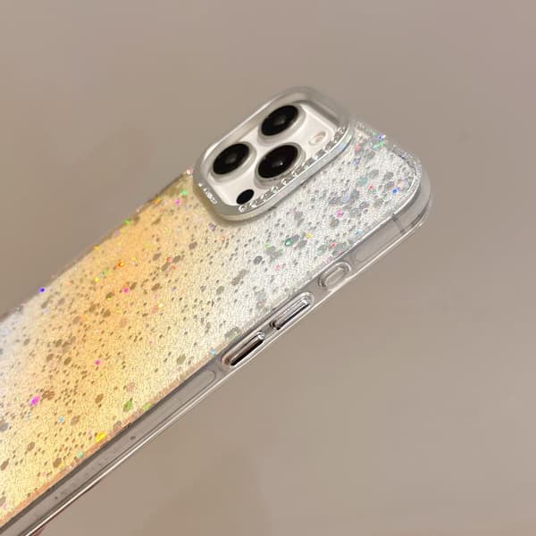 iPhone 16 Pro Max Starry Sky Gradient IMD Skal - Elegant och Skyddande Mobilskal Blå
