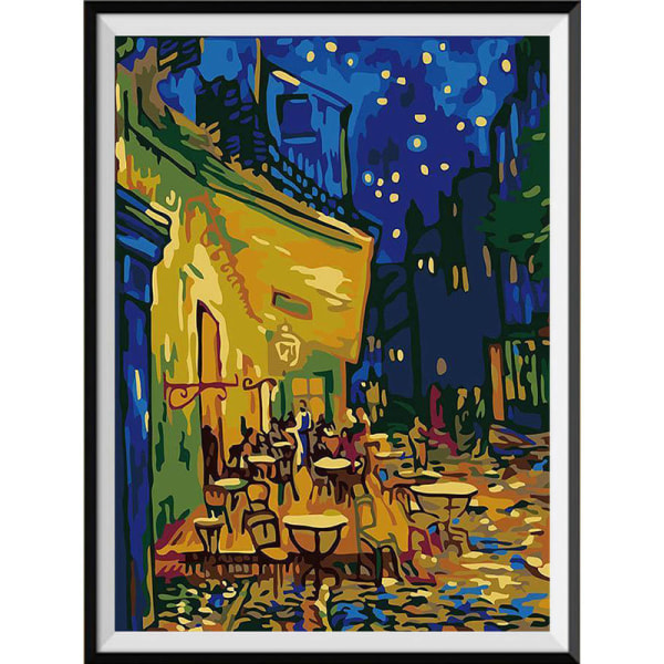 5D DIY Diamond Painting Kit - Van Gogh The Café Terrace On The Place Du Forum
