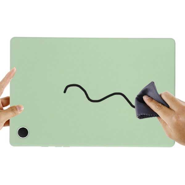 Samsung Galaxy Tab A8 10.5 (2021) Solid Färgad Silikon Stötsäker Tabletfodral Grön