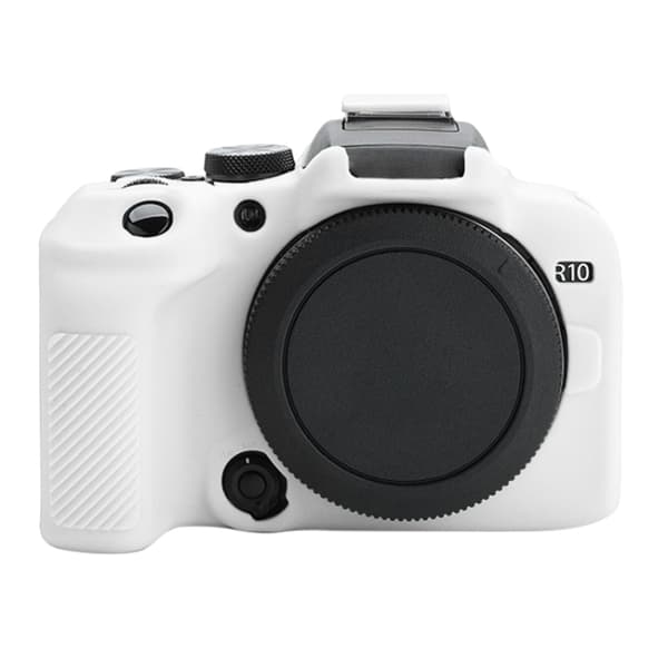 Mjukt silikonfodral för Canon EOS R10 Vit