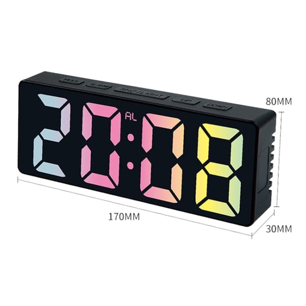 3806C LED Elektronisk Hem Vardagsrum Skrivbordsklocka Evighetskalender Digital Bordsur