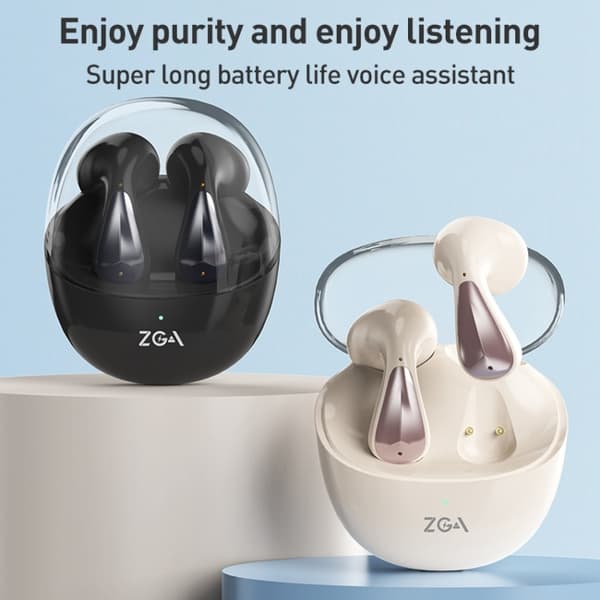 ZGA GS11 Amber True Wireless Bluetooth-hörlurar Beige