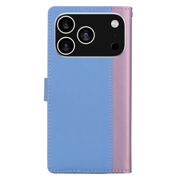 iPhone 18 Pro / iPhone 17 Pro Skal Läderfodral - Två Färger Rosa Blå