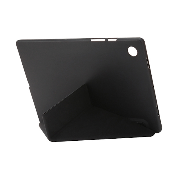 Samsung Galaxy Tab A9+ / A11+ TPU Fällbart Läderfodral Svart