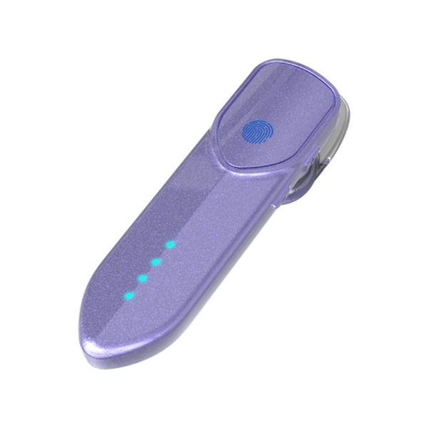 V19S Bluetooth 5.0 Business Style Fingeravtryck Touch Bluetooth Hörlurar Lila