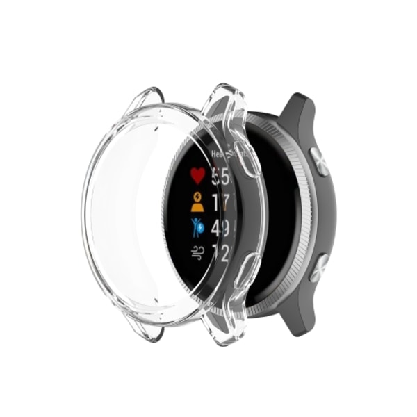 För Garmin Venu TPU Wrapped Tom Half Case Watch Case Transparent White