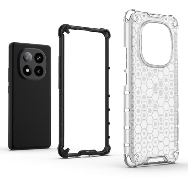 Redmi Note 14 Pro+ 5G - Honeycomb Stöttåligt Mobilskal Blå