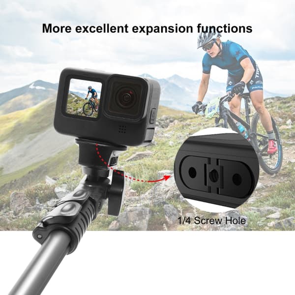 Fällbart fingerstativfäste för GoPro HERO12 Black /11 Black mini /10 Black /9 Black /8 Black / Max