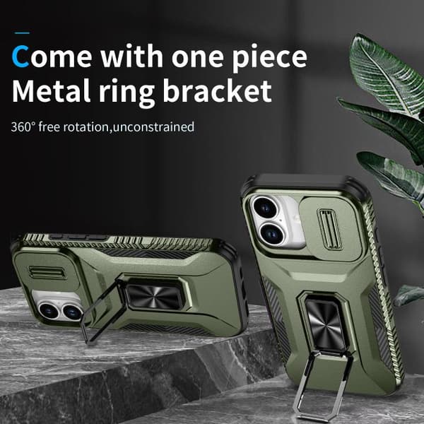 iPhone 17 Skal med Sliding Camshield Holder Alpingrön