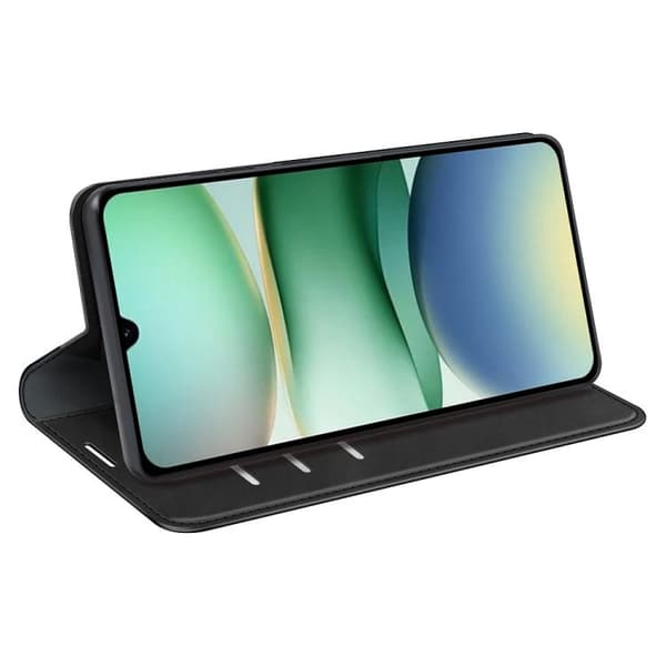 Redmi A5 4G - Retro-skin Magnetisk Läderfodral Svart